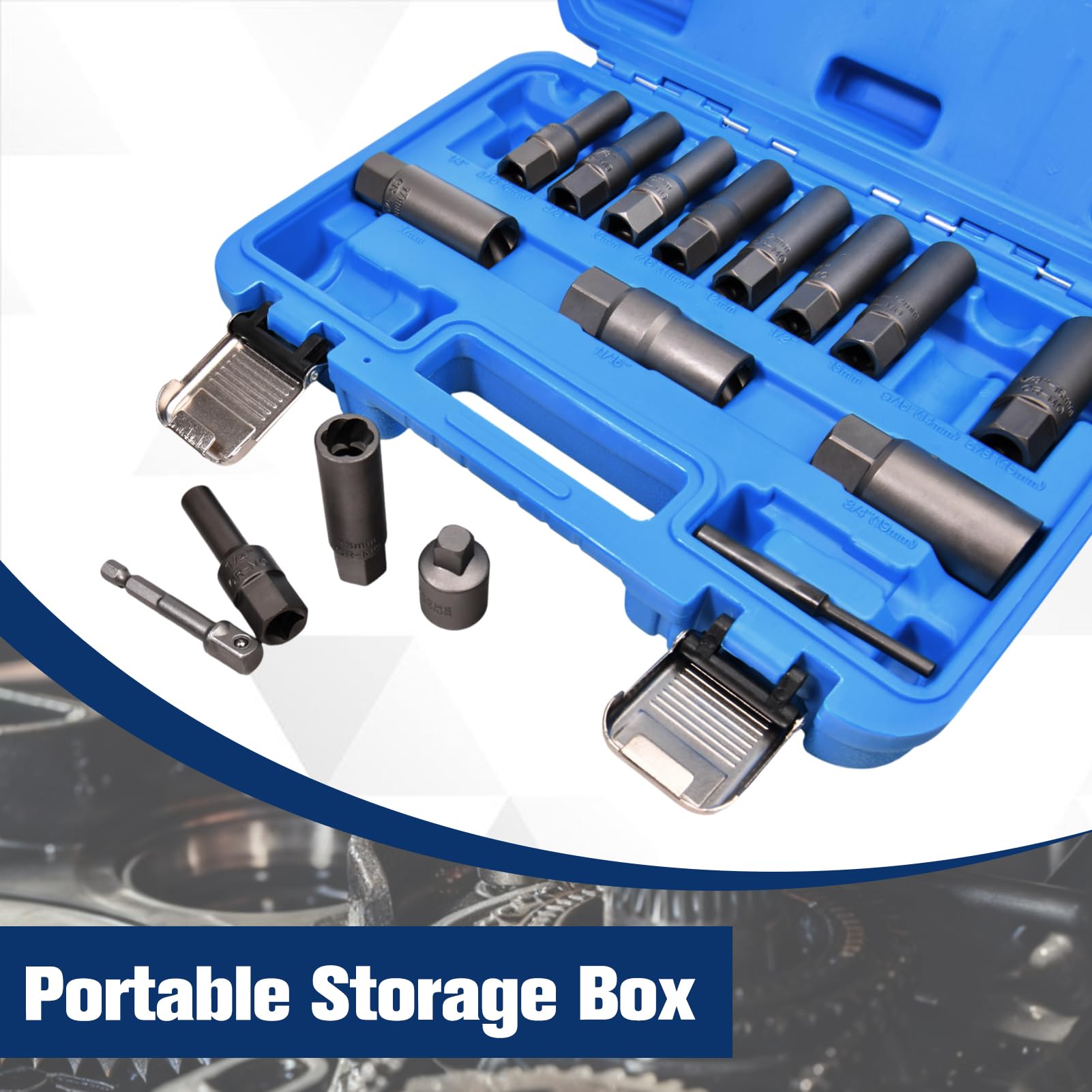 LEONTOOL Vis et Écrous Extracteur Boulon Spiral Profond 16 Pièces