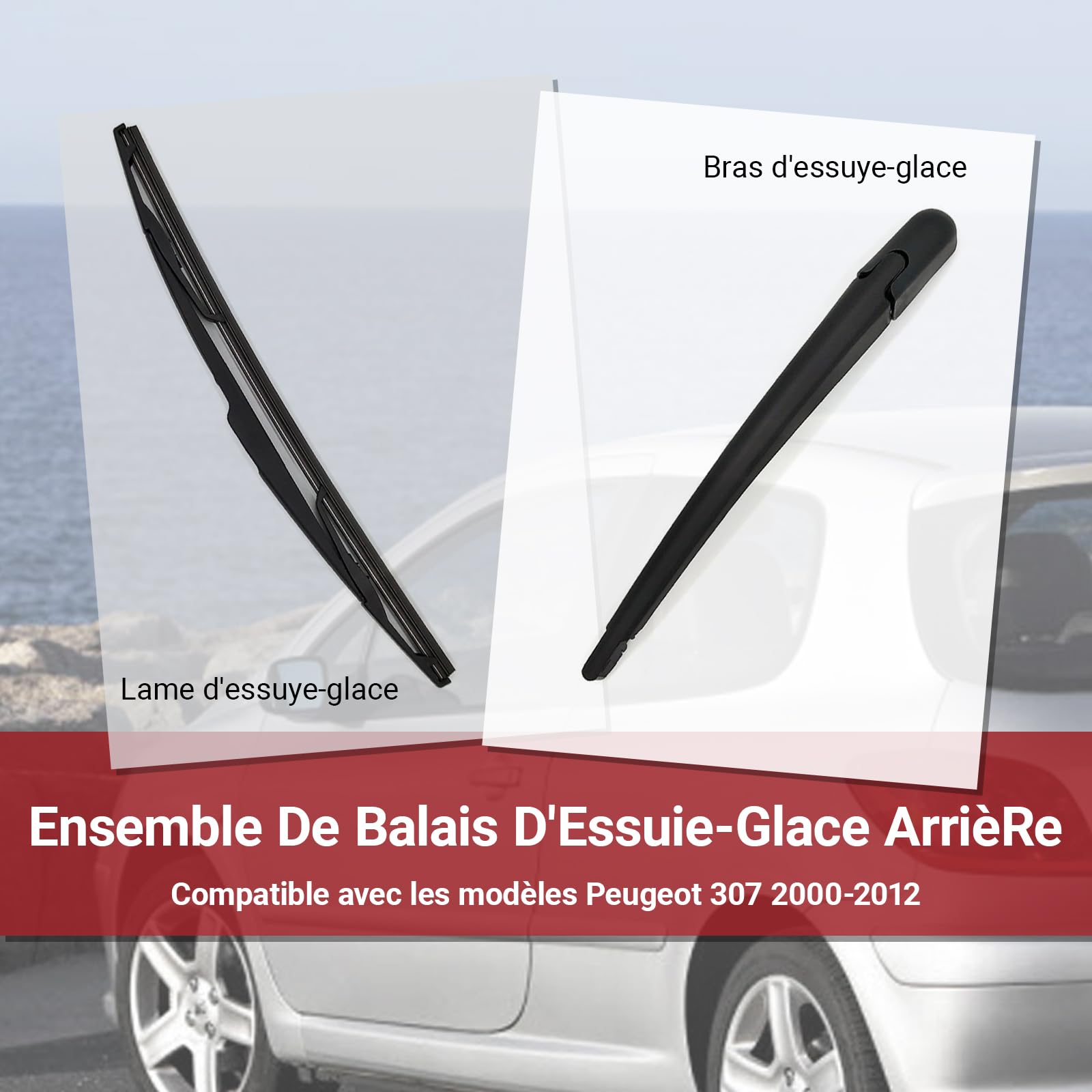 OUKENS 6429T1 balai essuie-glace arrière Peugeot 307