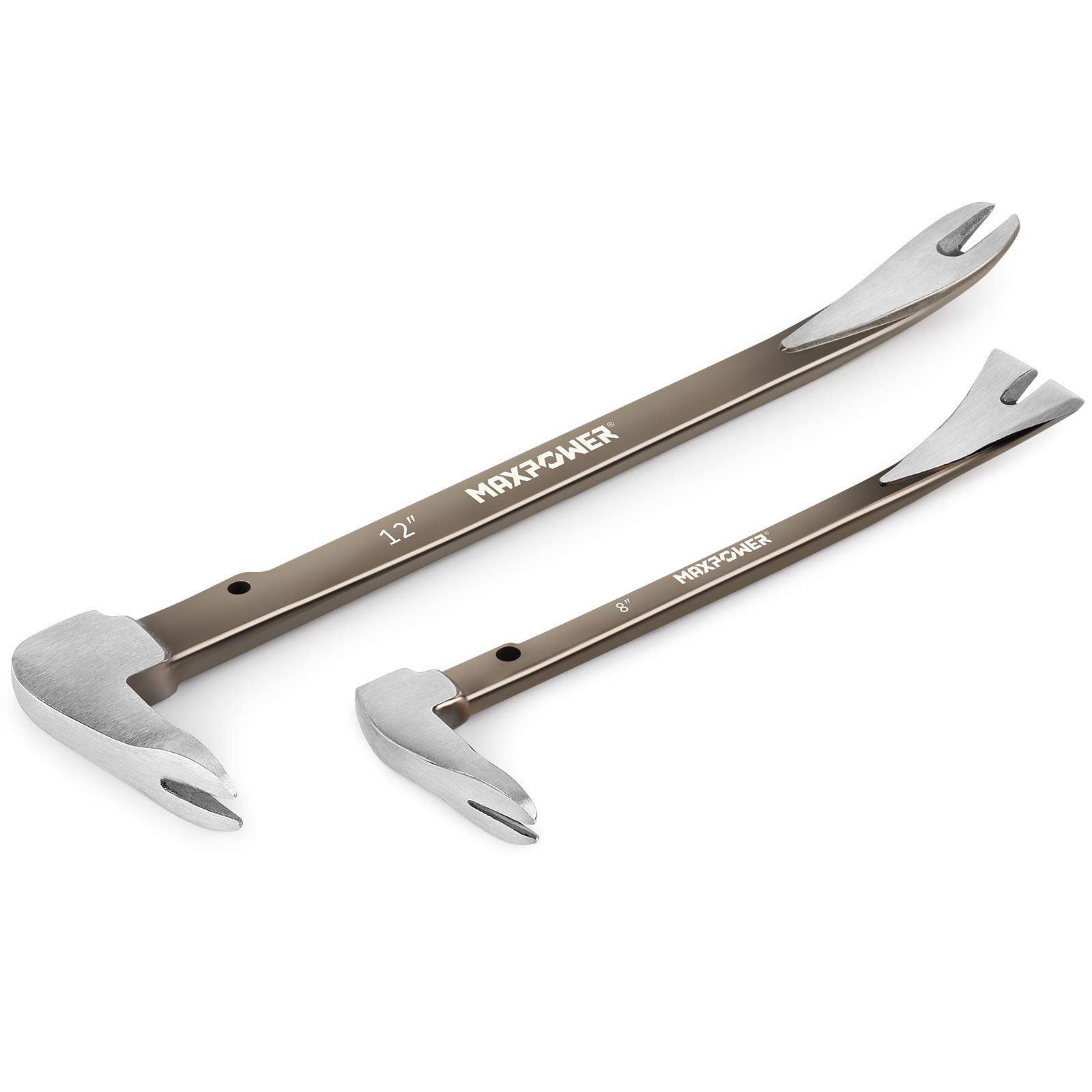 MaxPower Outils de frappe Pied de Biche Lot 2 Noir 300+380mm