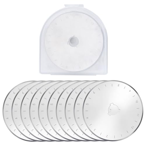 LEONTOOL Lames Rotatives 60 mm Lot de 10 Acier SK5