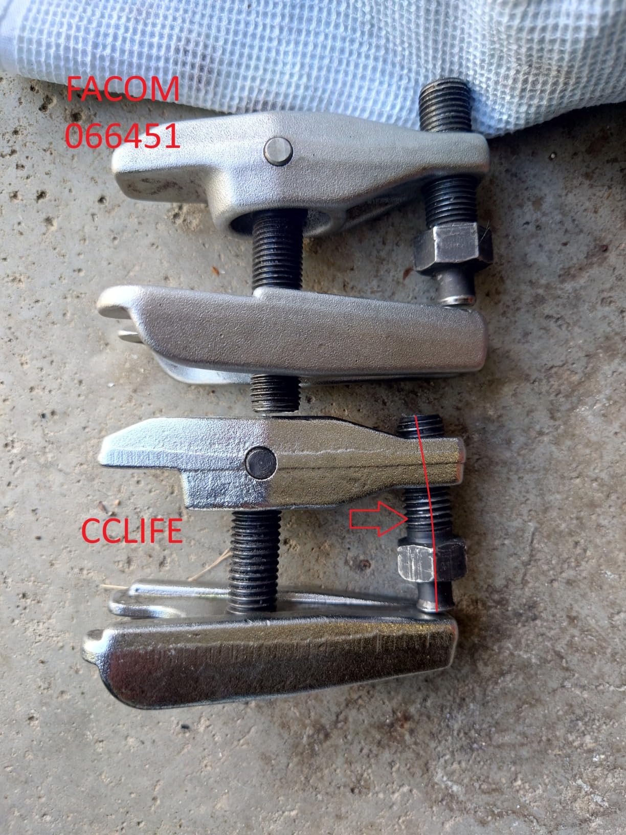 CCLIFE Steering Suspension Tools kit 3 extracteurs rotule 20 mm