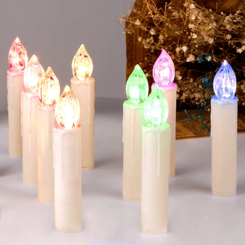 CCLIFE DIY Tools bougies LED sapin Noël RGB télécommande