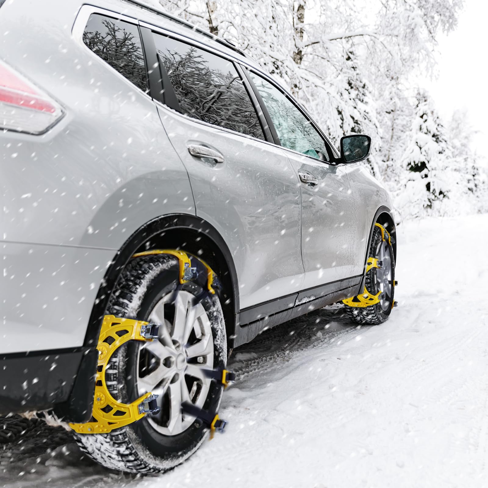 CCLIFE Tire Tools 6 Chaînes Neige TPU 175-275mm