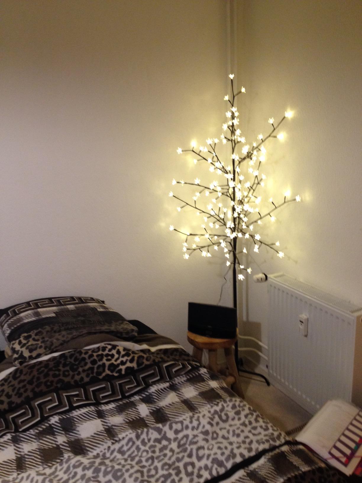 CCLIFE DIY Tools arbre cerisier lumineux 180 cm 200 LED blanc chaud