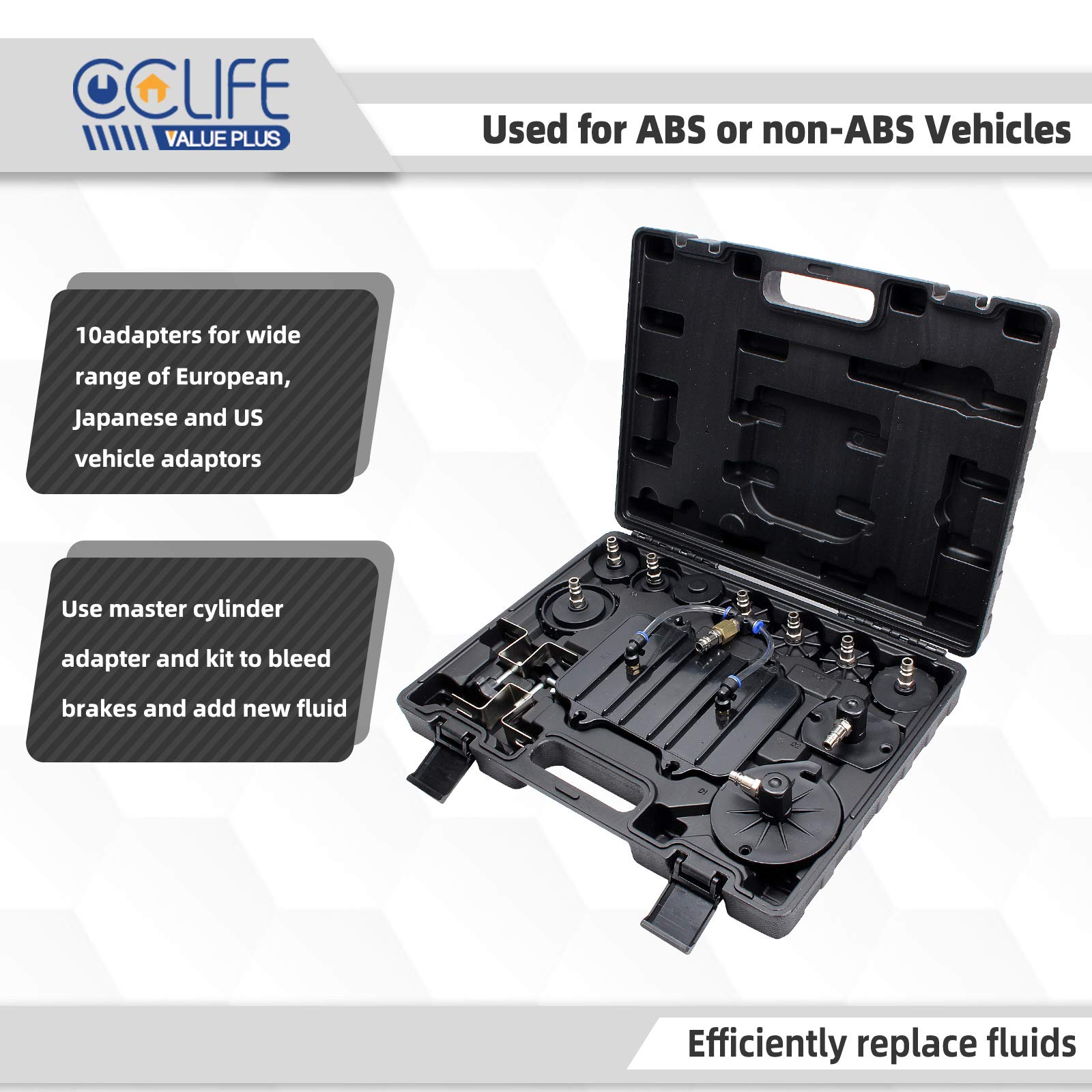 CCLIFE Brake System Tools Purgeur Frein Pneumatique 5 L