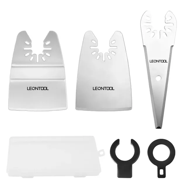 LEONTOOL Lot 6 lames grattoir oscillantes multifonction