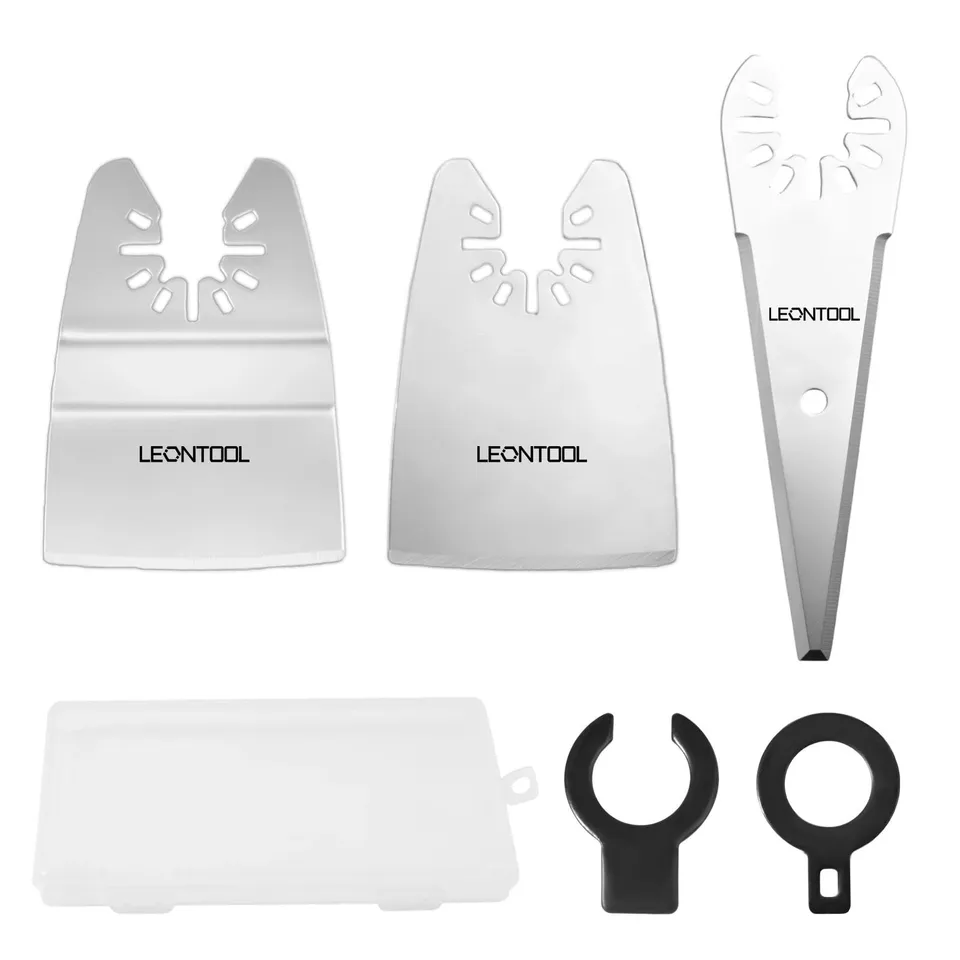 LEONTOOL Lot 6 lames grattoir oscillantes multifonction