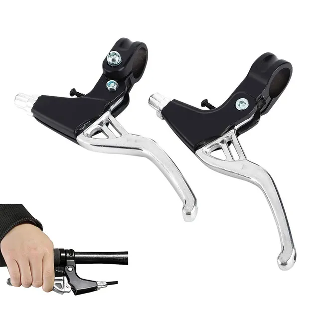 OUKENS Pièces de roue Leviers Frein Vélo Alu Argent 22mm