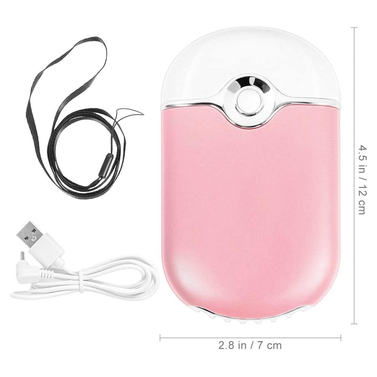 Jadeshay Articles Ménagers ventilateur cils mini USB rose