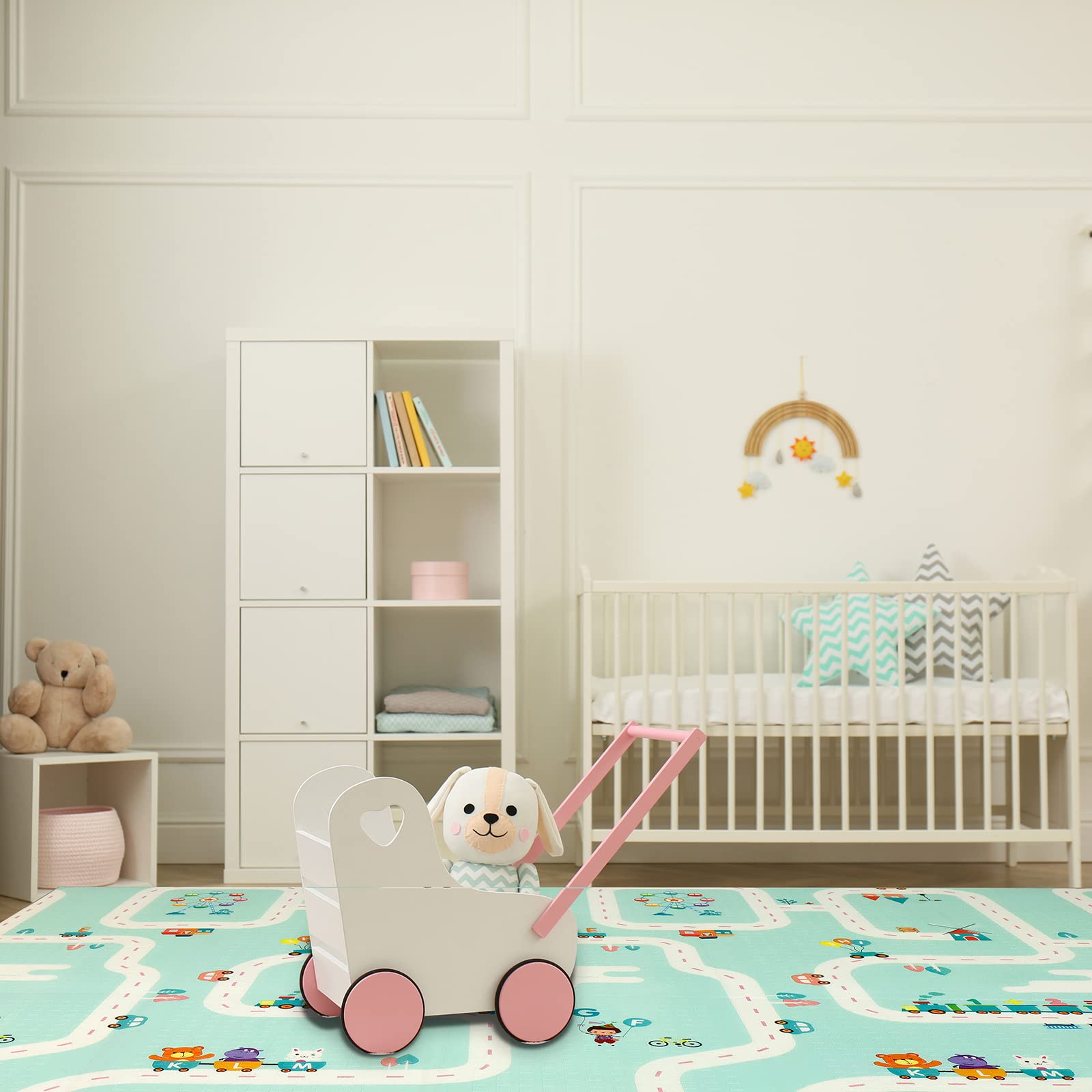 CCLIFE Baby & Kids tapis jeux 196x175 lapin renard