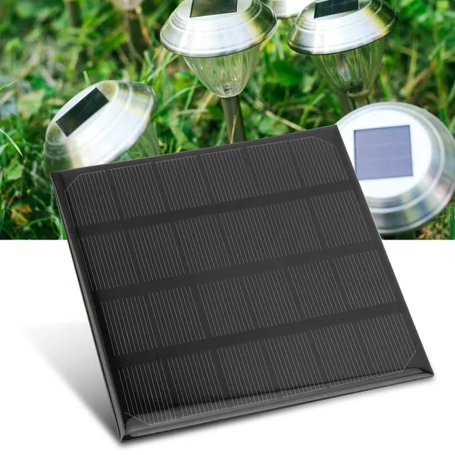 Jadeshay Solaire Photovoltaïque mini panneau 2W 6V 115 mm
