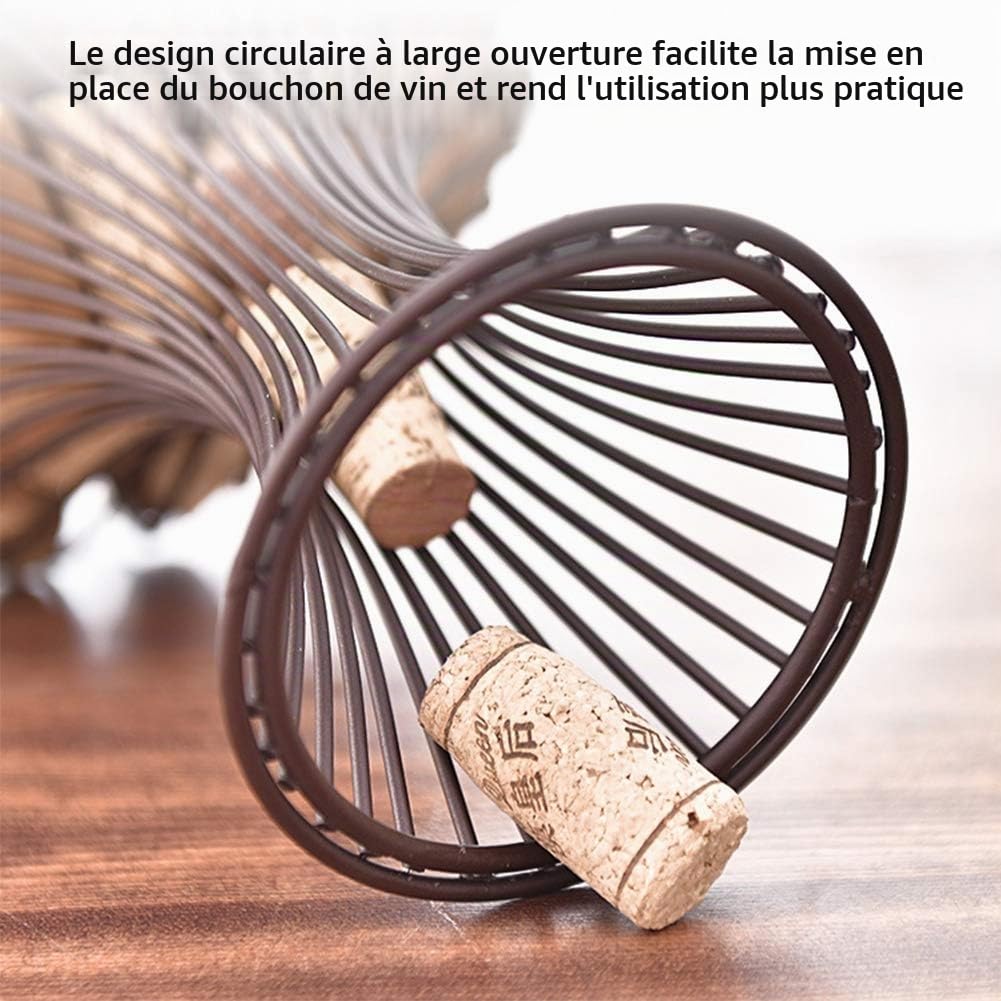 OUKENS porte-bouchon vin fer 23 cm plombier