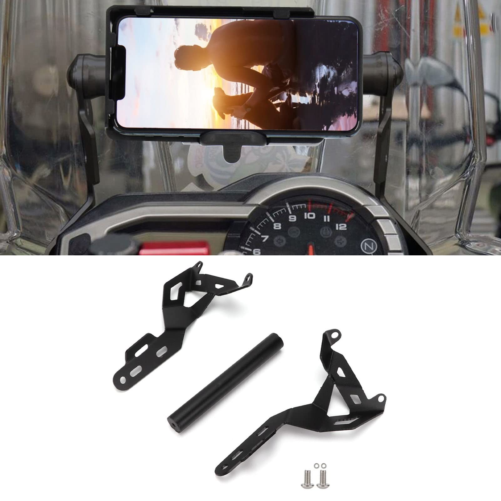OUKENS Support téléphone moto Triumph Tiger 800 XCX/XRX alu