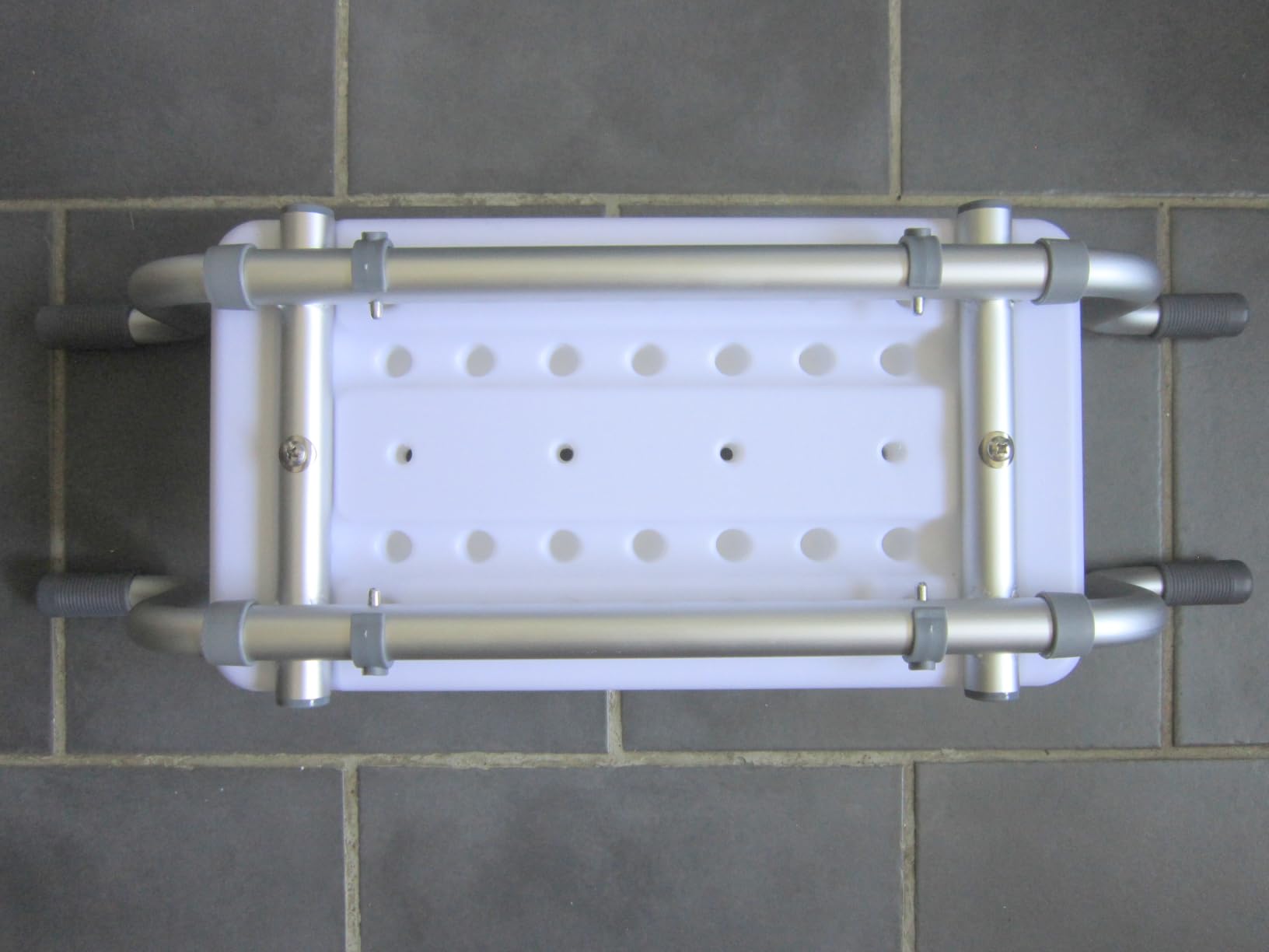 OUKENS Siège Baignoire Réglable 71-81 cm Planche 135 kg