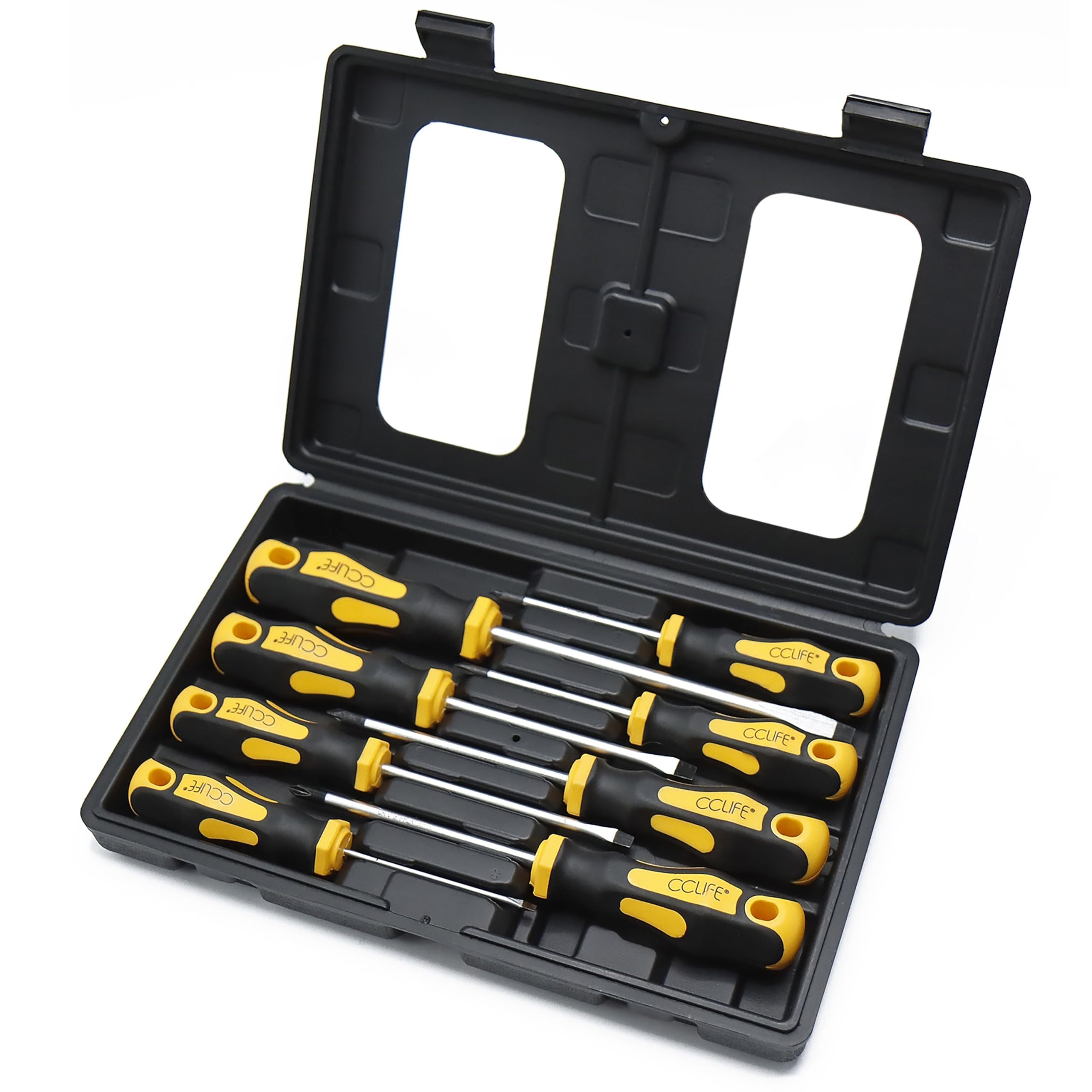 CCLIFE Screwdriver Sets jeu tournevis aimanté 8 pcs PH PZ SL
