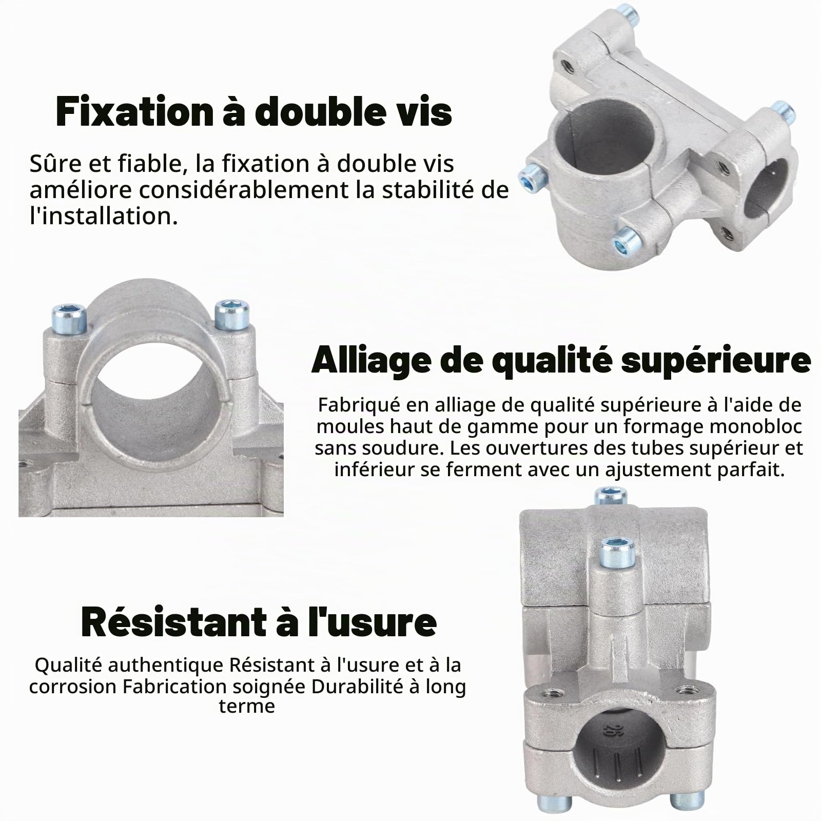OUKENS Support Poignée Débroussailleuse 28 mm Aluminium
