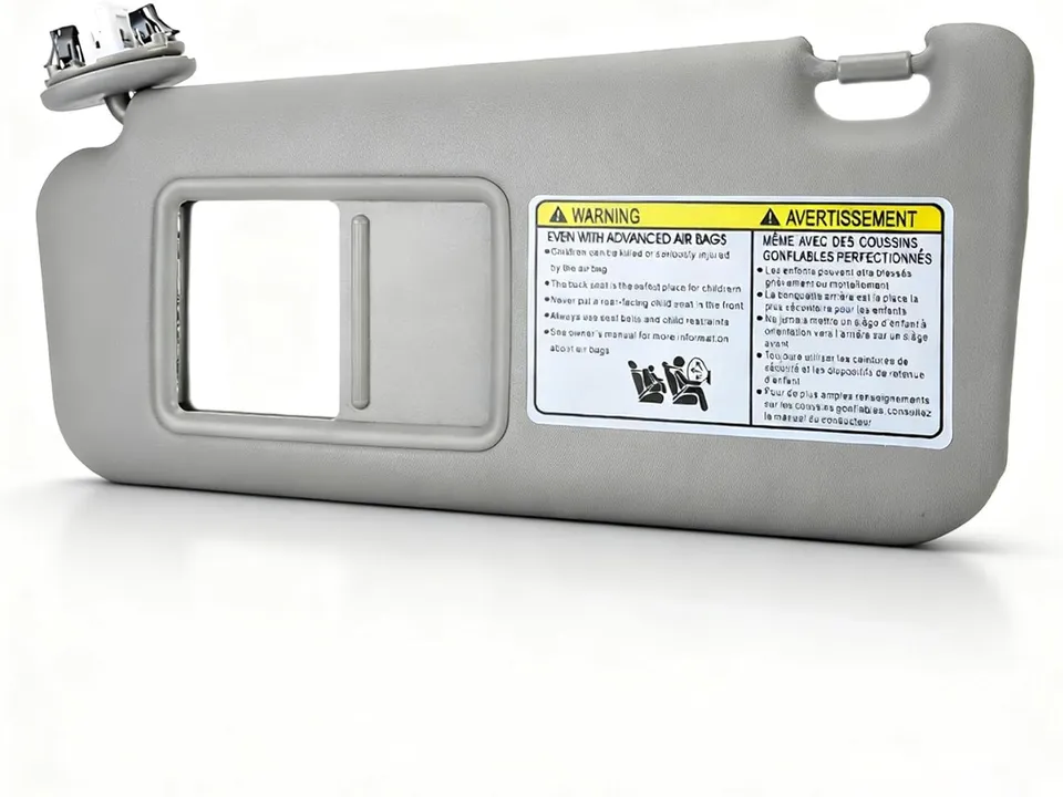 OUKENS Pare-soleil passager RAV4 2006-2009 gris avec miroir