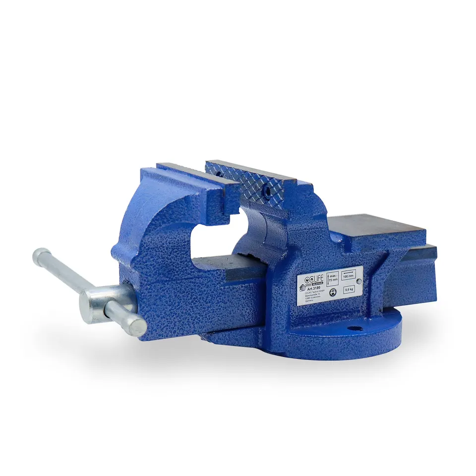 CCLIFE DIY Tools Étau Établi Fonte 100mm Acier