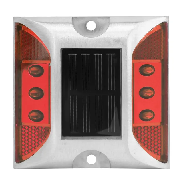 OUKENS Lampe solaire de sol rouge IP65