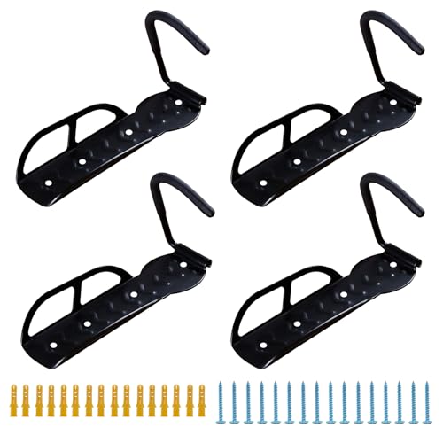 CCLIFE Support vélo mural 4 pcs 35 kg