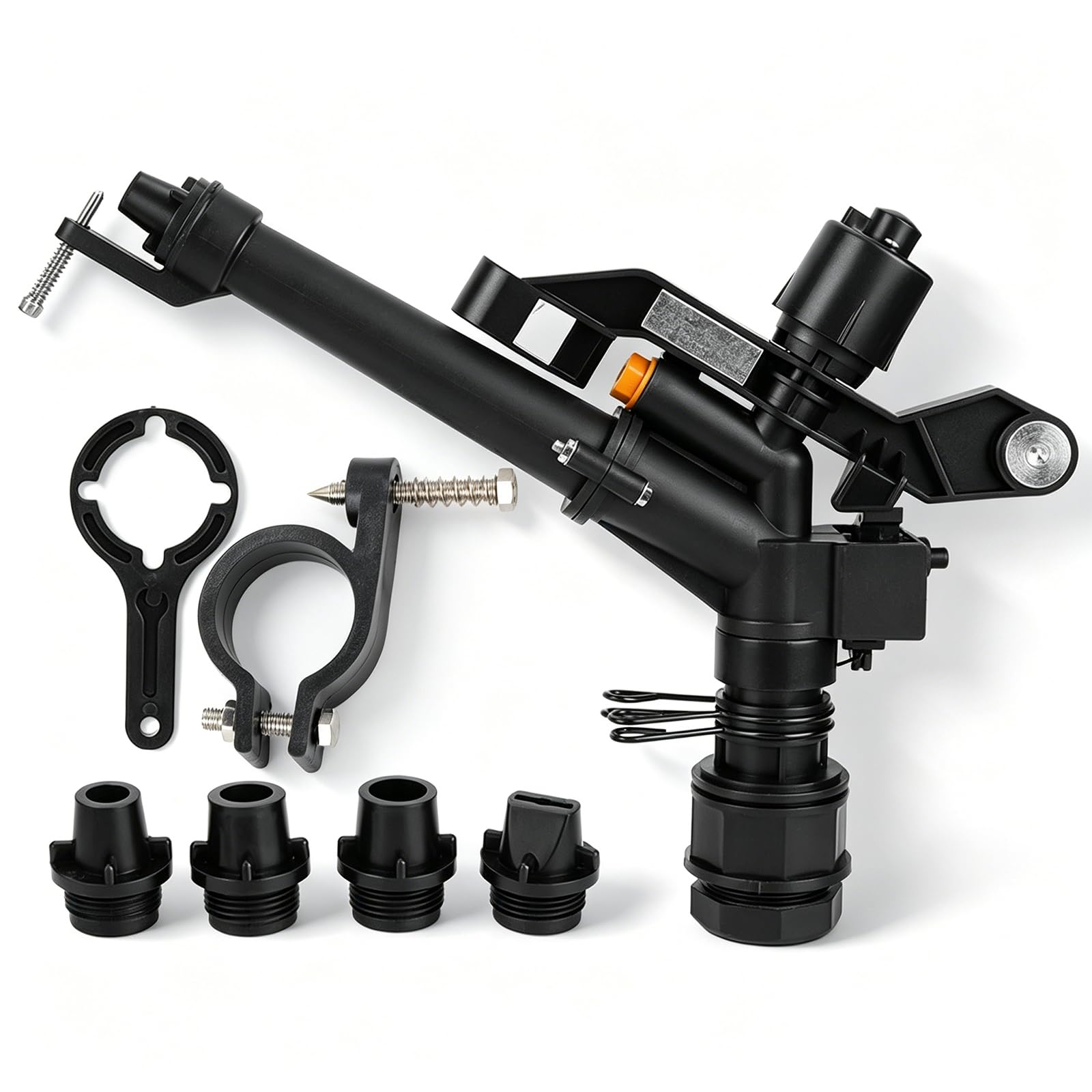 OUKENS Arroseur irrigation rotatif 360° DN25 bras oscillant