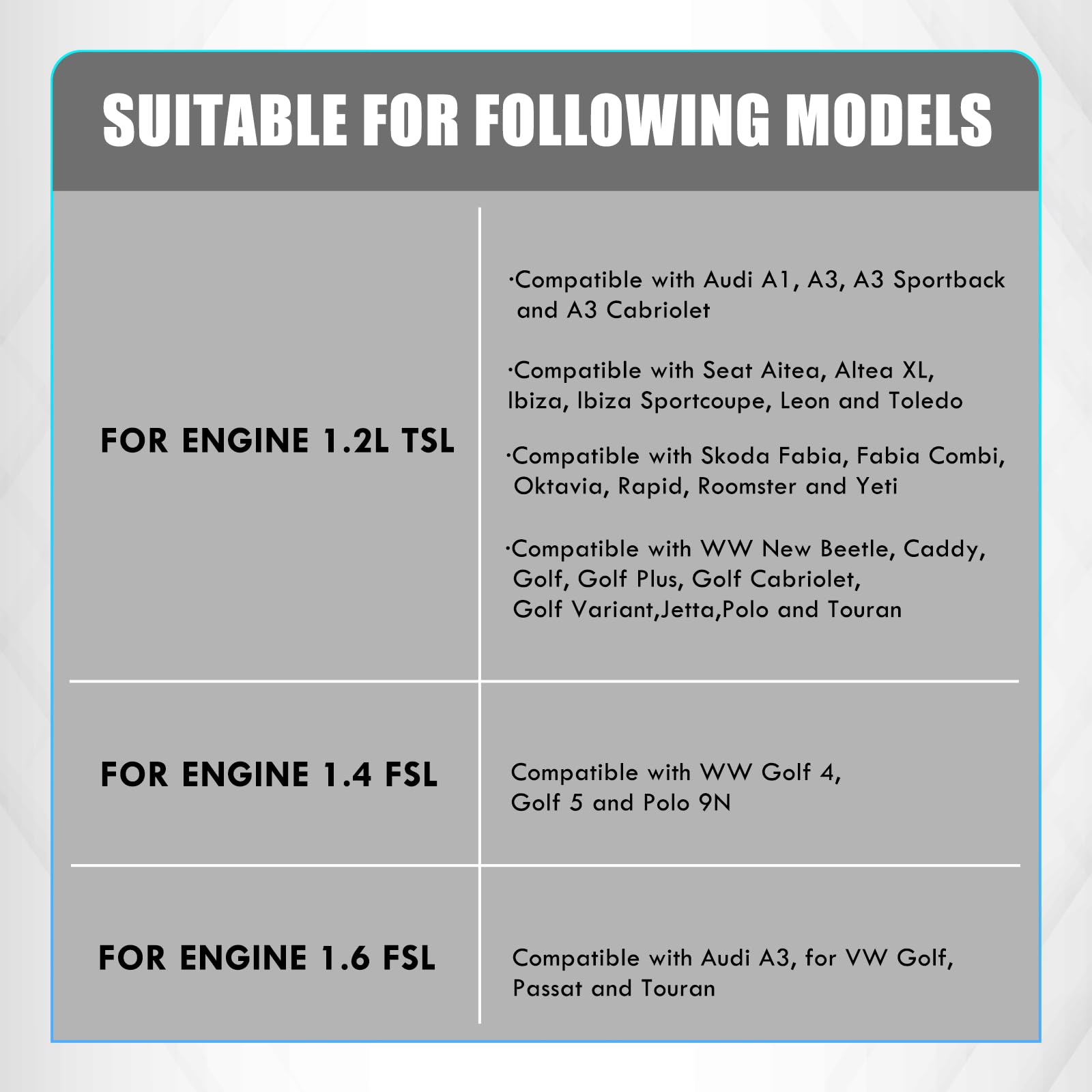 CCLIFE Timing Tools coffret calage distribution 1.2 1.4 1.6 TSI