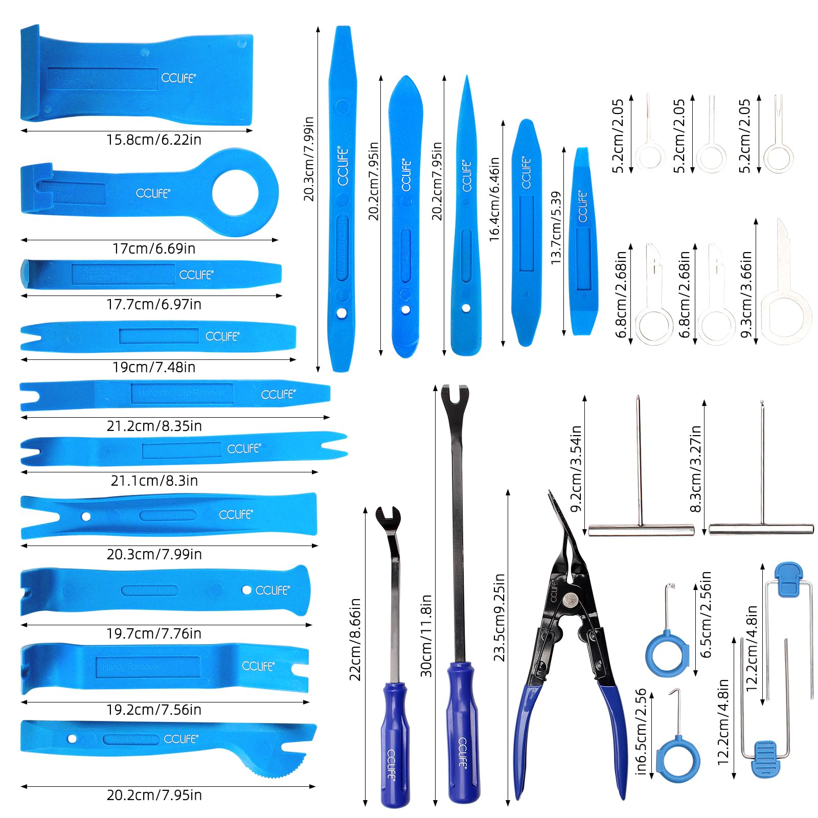 CCLife Trim Remover kit démontage garniture 31 pièces auto