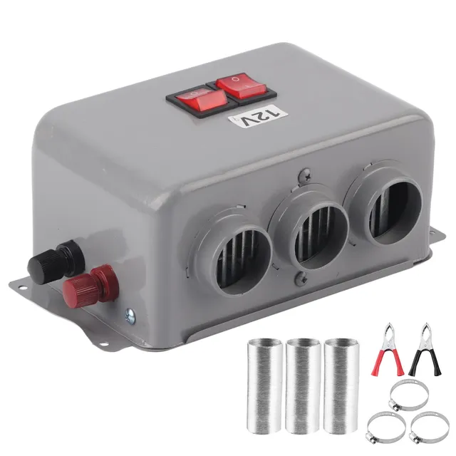 OUKENS chauffage voiture 12V 600W-800W désembuage 3 sorties