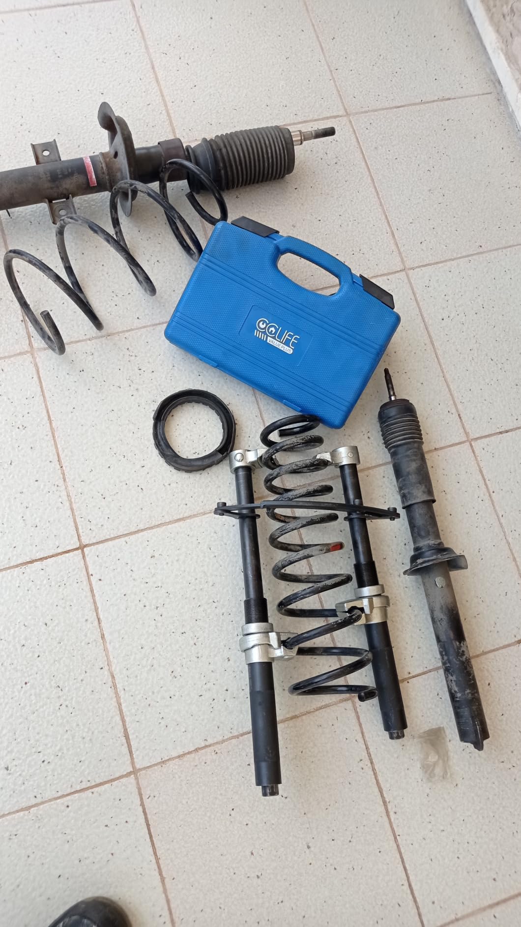 CCLIFE Spring Compressor compresseur ressort 1,2T 280mm