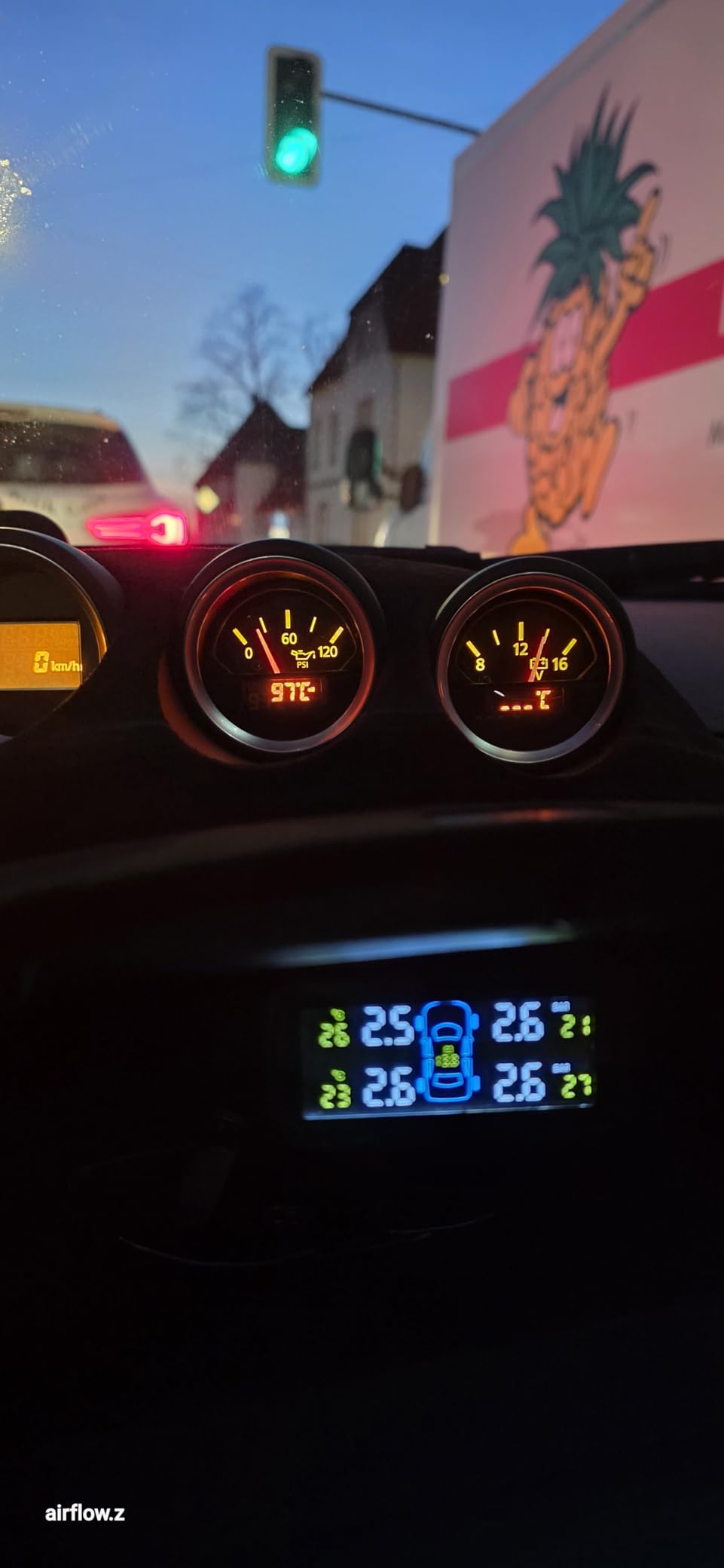 OUKENS TPMS pression pneus 4 capteurs internes LCD USB