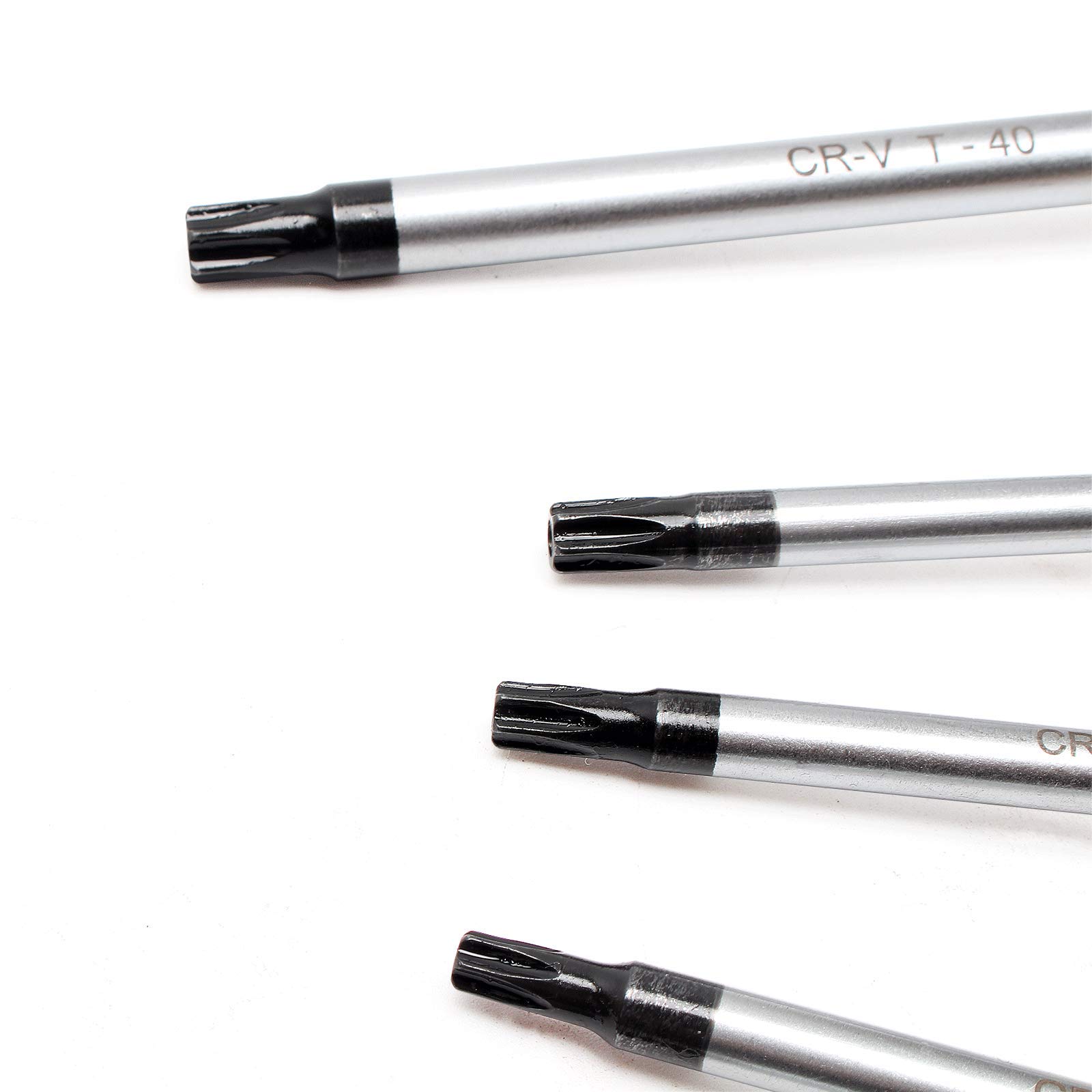 CCLIFE Torx T6-T40 Tournevis Précision 11 Pièces Trou Central
