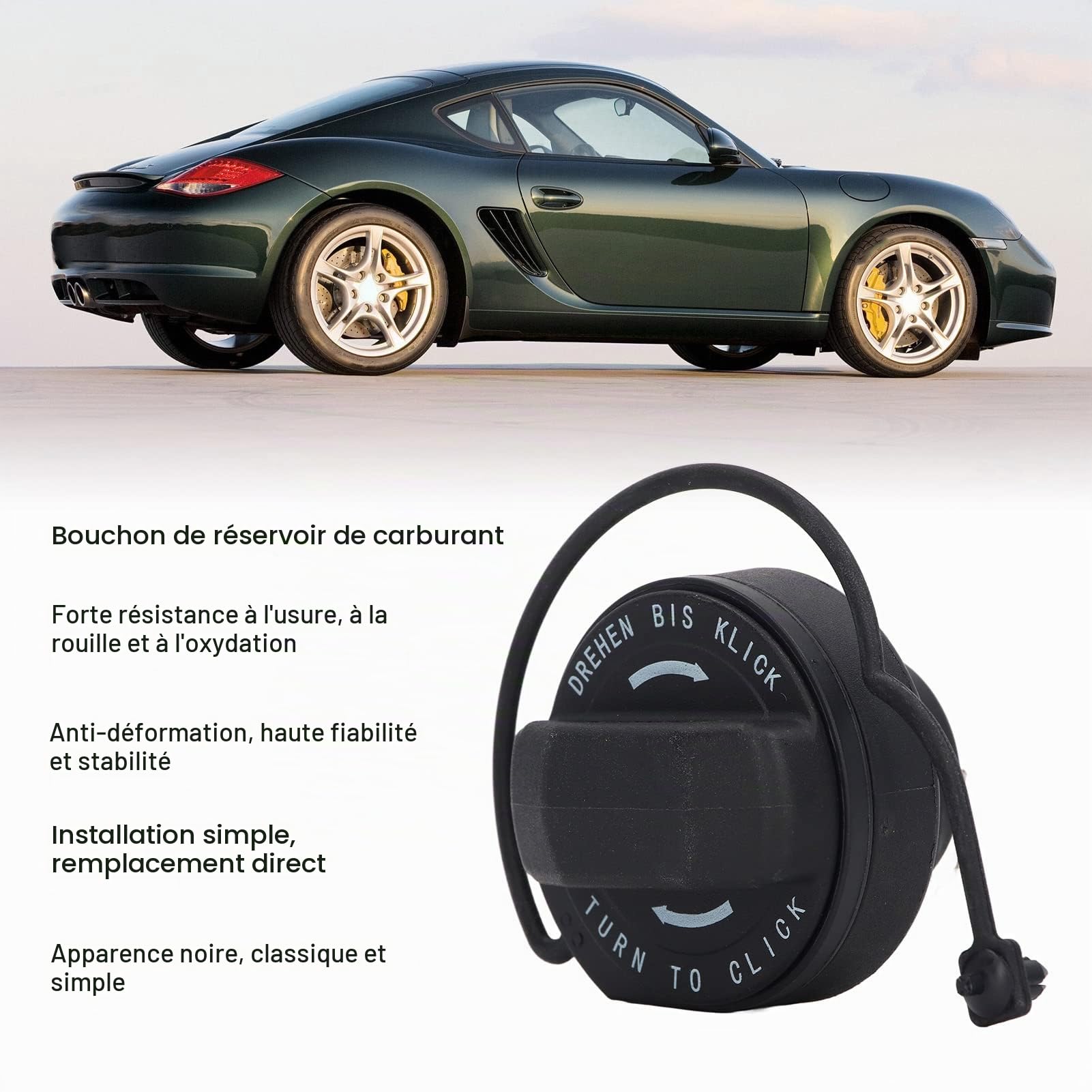 OUKENS 99620124103 bouchon réservoir carburant Boxster Cayman