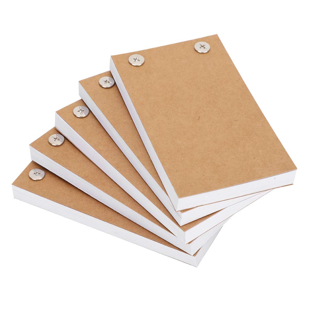 OUKENS flip book papier dessin vierge enfant lot 5 pièces