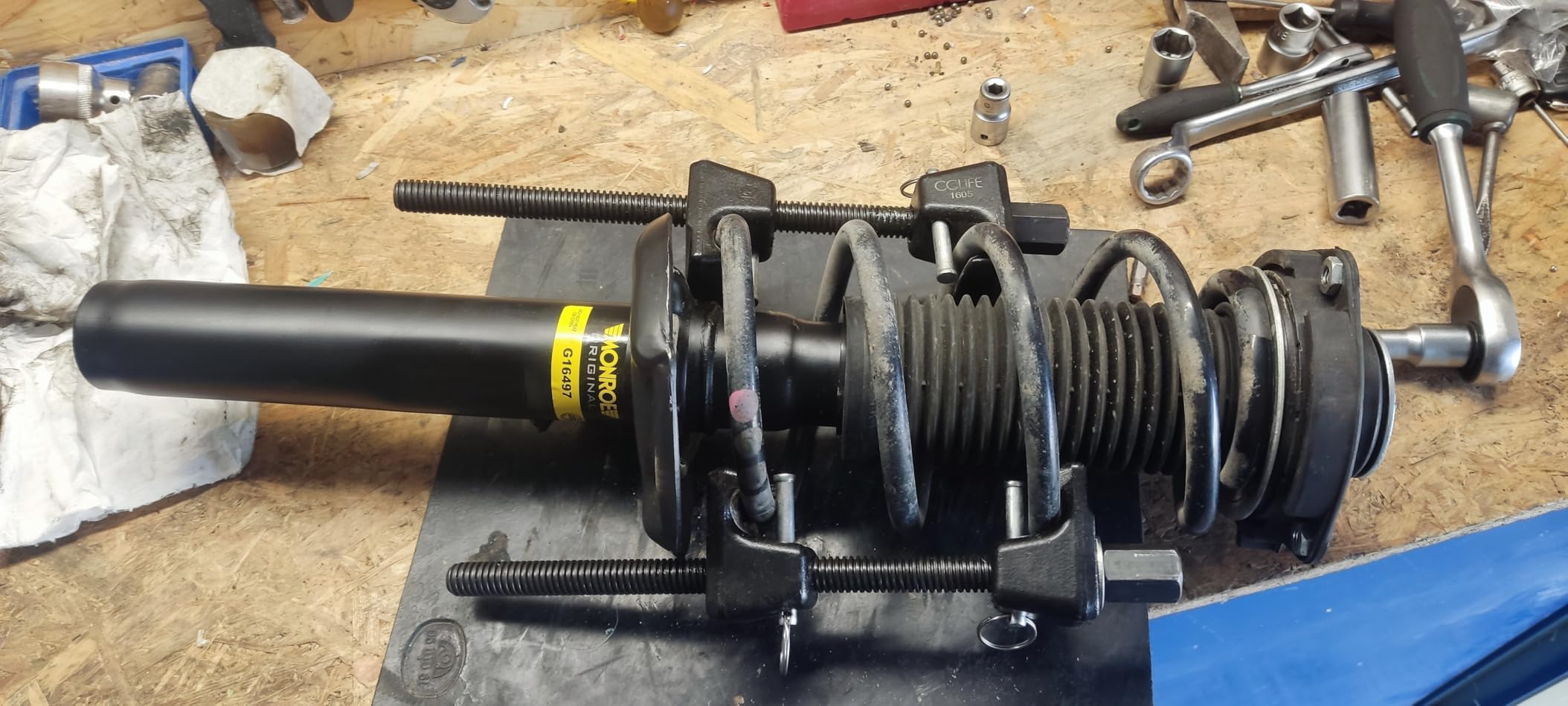 CCLIFE Spring Compressor compresseur ressort 320mm 2 pièces