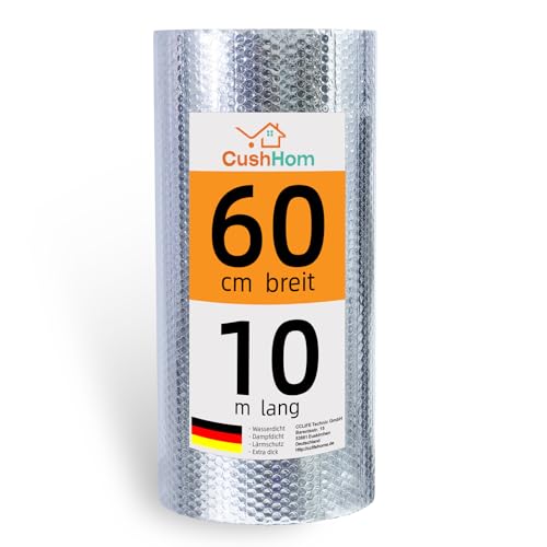 CCLIFE DIY Tools isolant thermique alu 0,6x10m 6m² bulles
