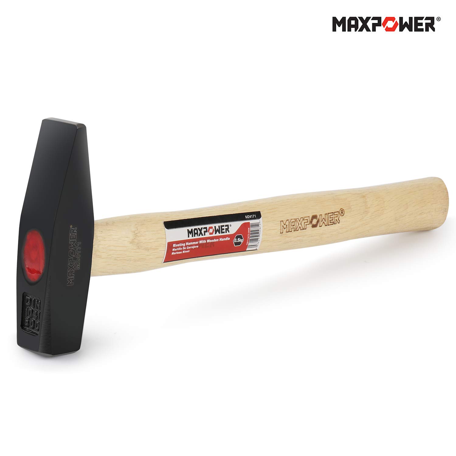 MaxPower Outils de frappe marteau charpentier 500g bois