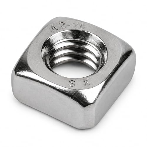 DAUMLINK écrous carrés DIN 557 M8 inox A2 lot 25