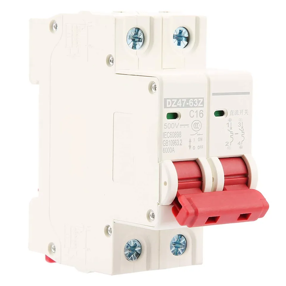 Jadeshay Installation Électrique disjoncteur DC 2P 16A