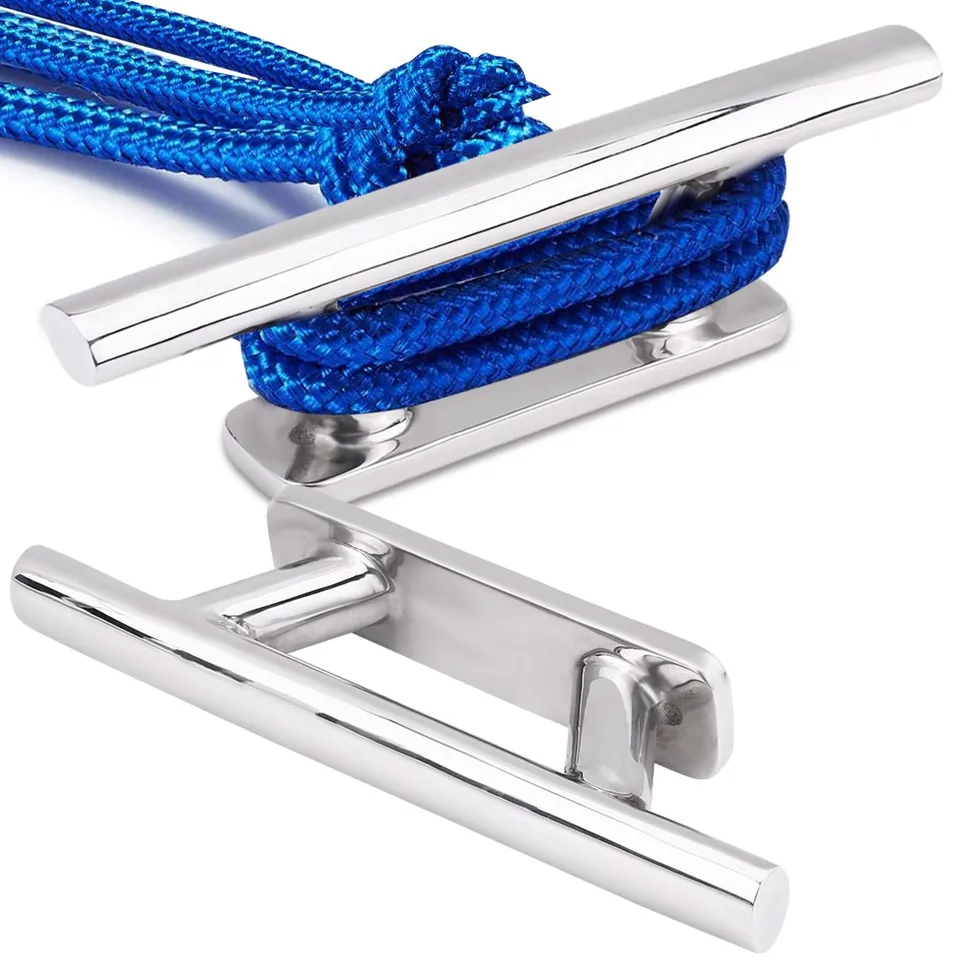 OUKENS Taquet bateau inox 316 8 pouces argent