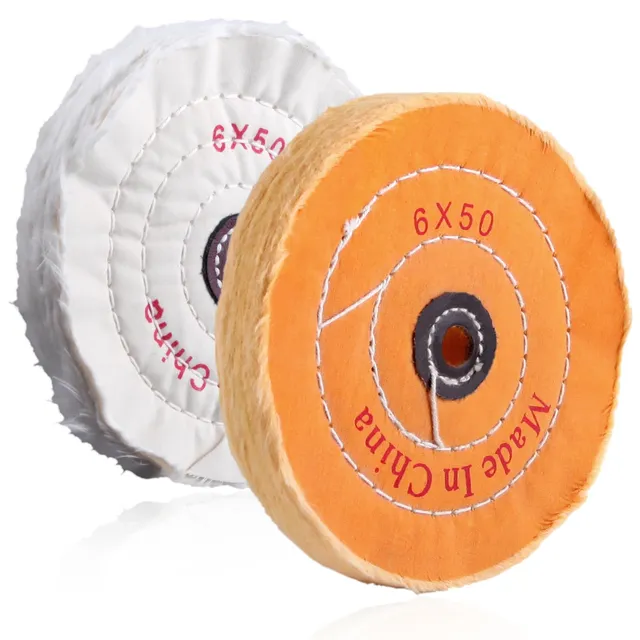 LEONTOOL Sanding disque polissage coton 145 mm lot de 2