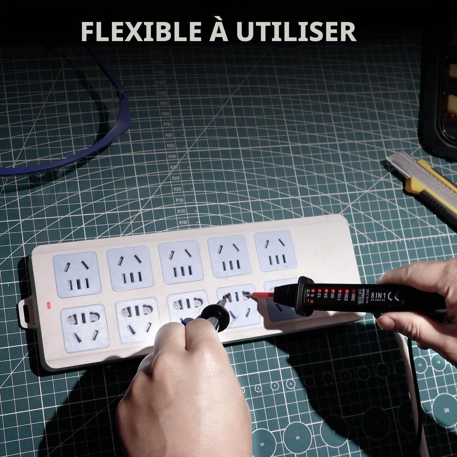 CCLIFE Test Tools testeur tension 6-380V LED sans pile