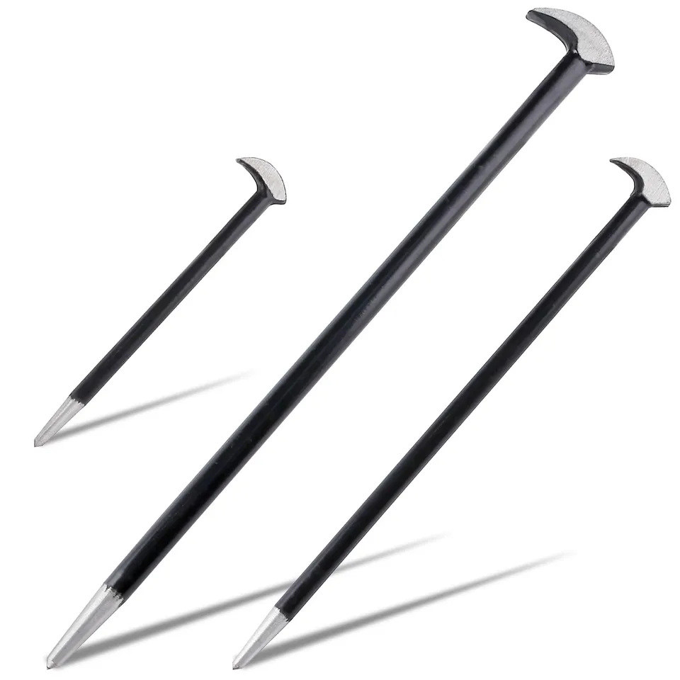 LEONTOOL Outils Automobiles pied de biche lot de 3 acier carbone