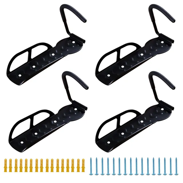 CCLIFE Support vélo mural 4 pcs 35 kg