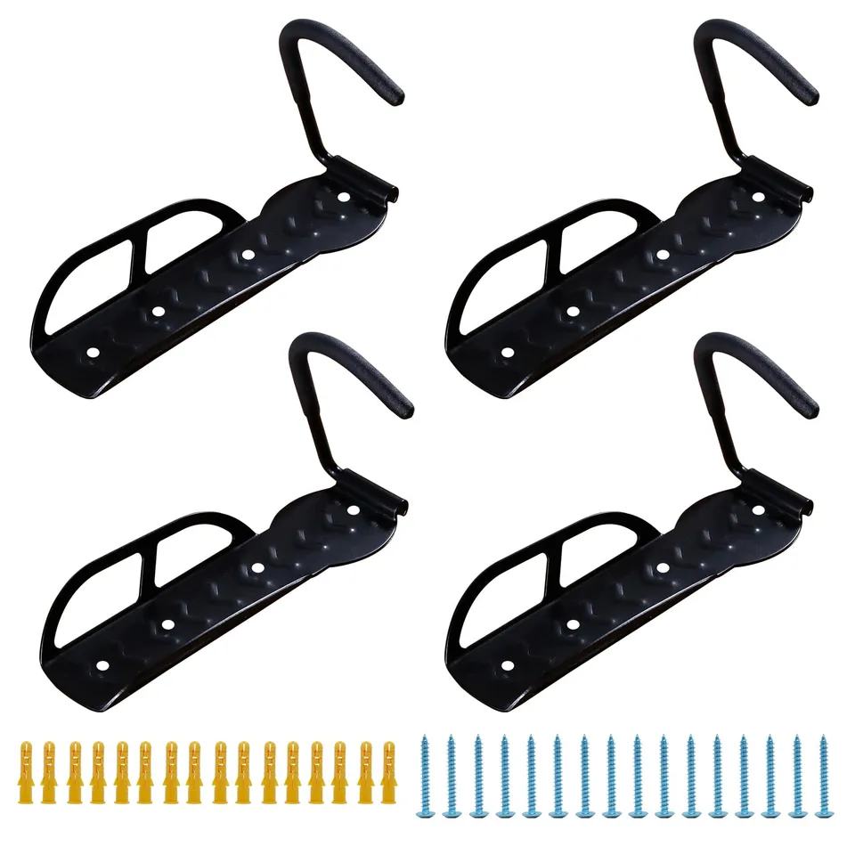 CCLIFE Support vélo mural 4 pcs 35 kg