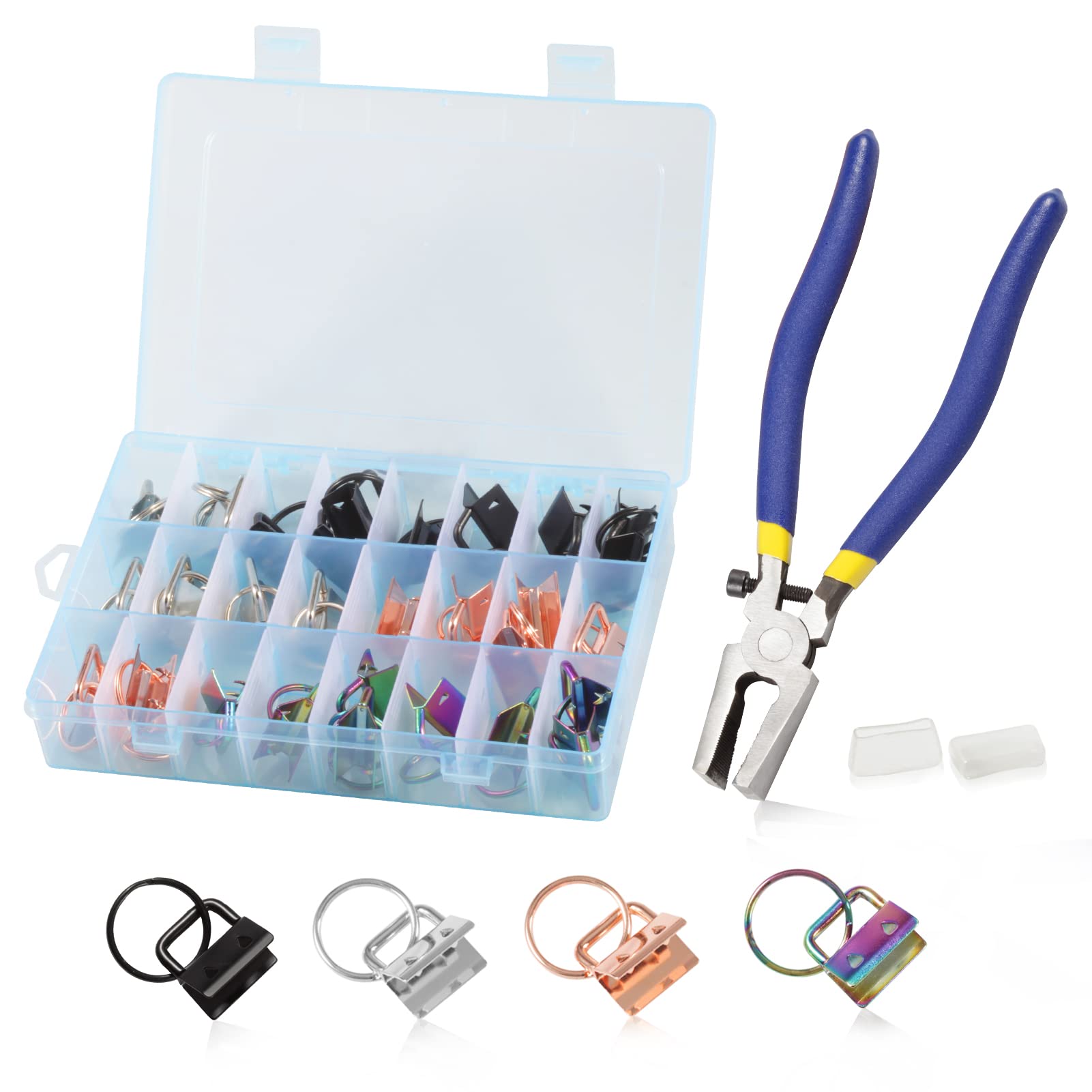 LEONTOOL Pinces porte-clés 2cm lot 32 avec pince