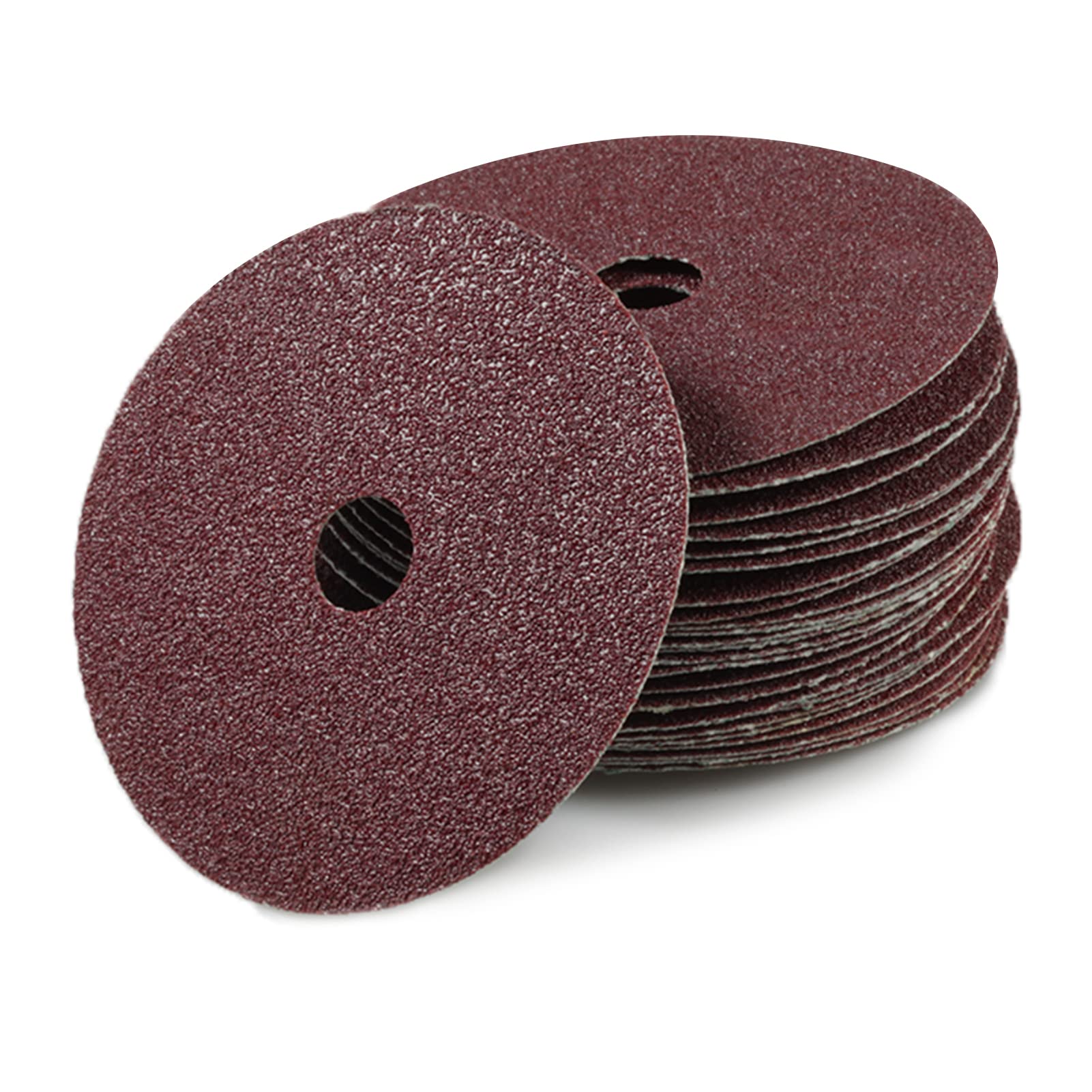 LEONTOOL Disques ponçage fibre 102 mm grain 40 lot 25