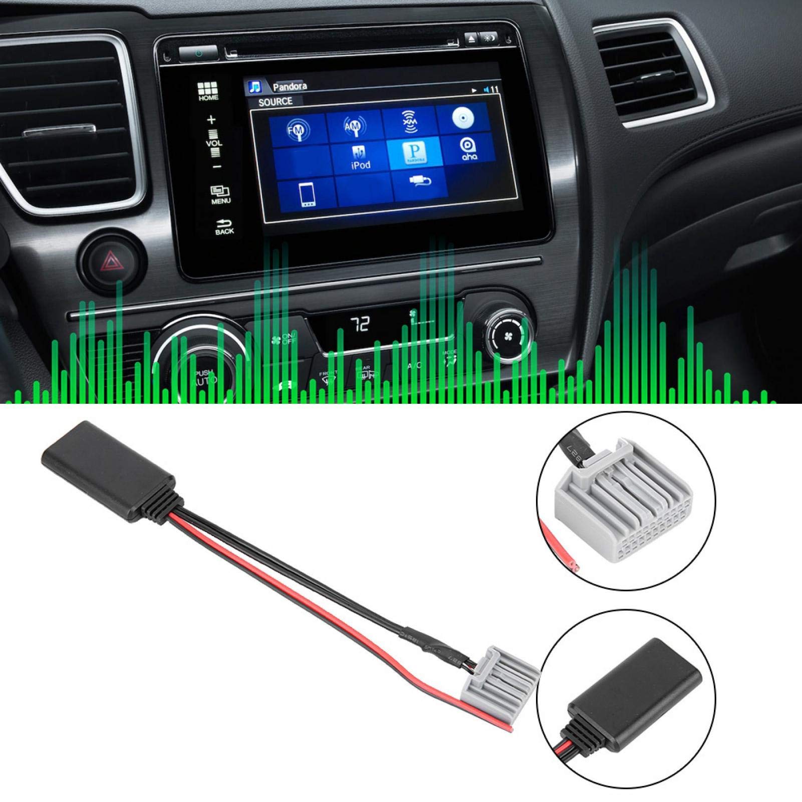 OUKENS Adaptateur Bluetooth Voiture AUX Civic 2006-2013