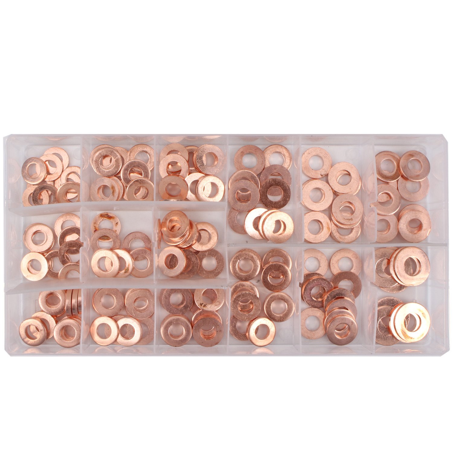 CCLIFE DIY Tools Rondelles Cuivre Plates 150 Pcs