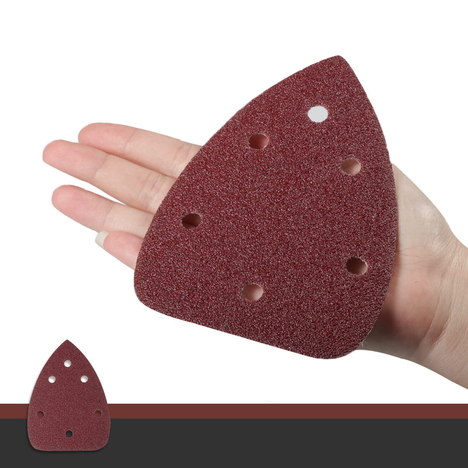 LEONTOOL Sanding papier abrasif grain 40 30 pièces 140x98 mm