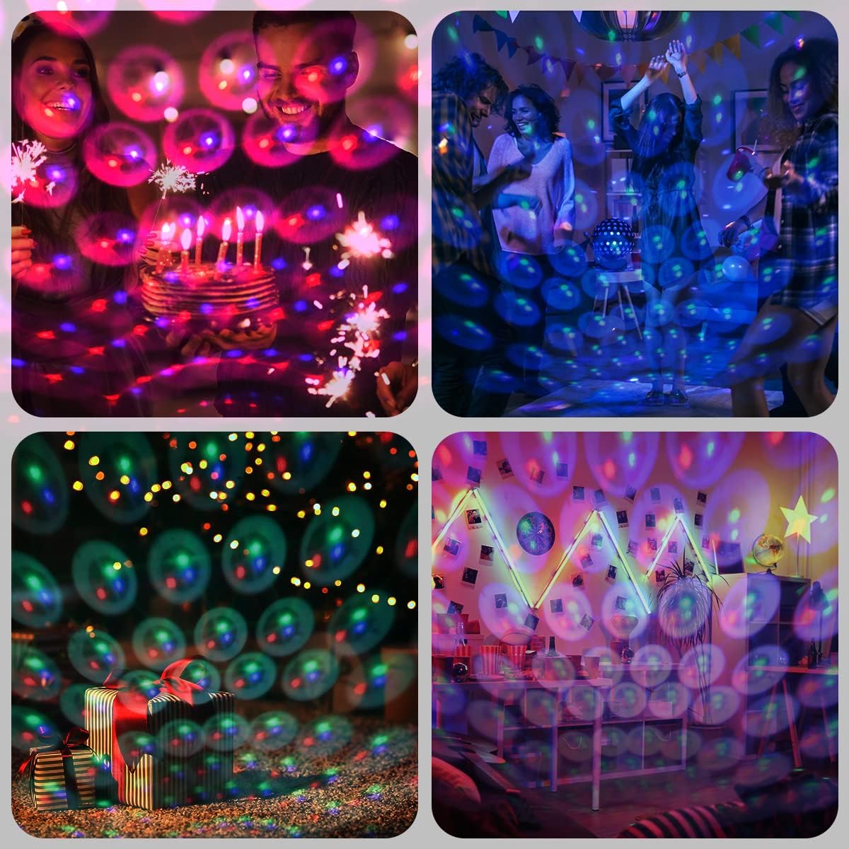 OUKENS M9 Projecteur ciel étoilé USB voiture 360° RGB